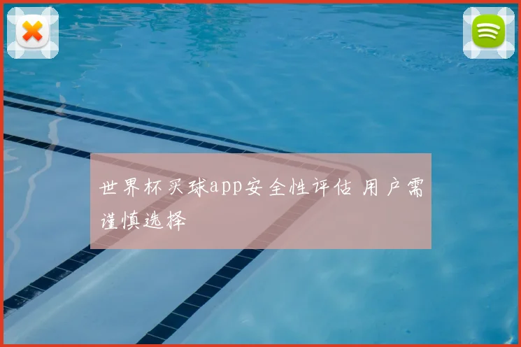 世界杯买球app安全性评估 用户需谨慎选择