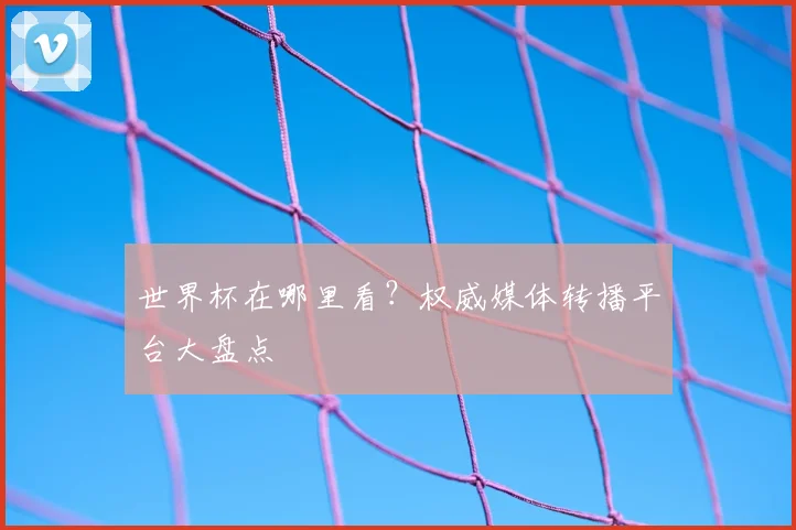 世界杯在哪里看？权威媒体转播平台大盘点